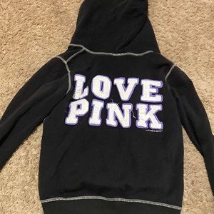 Pink zip up